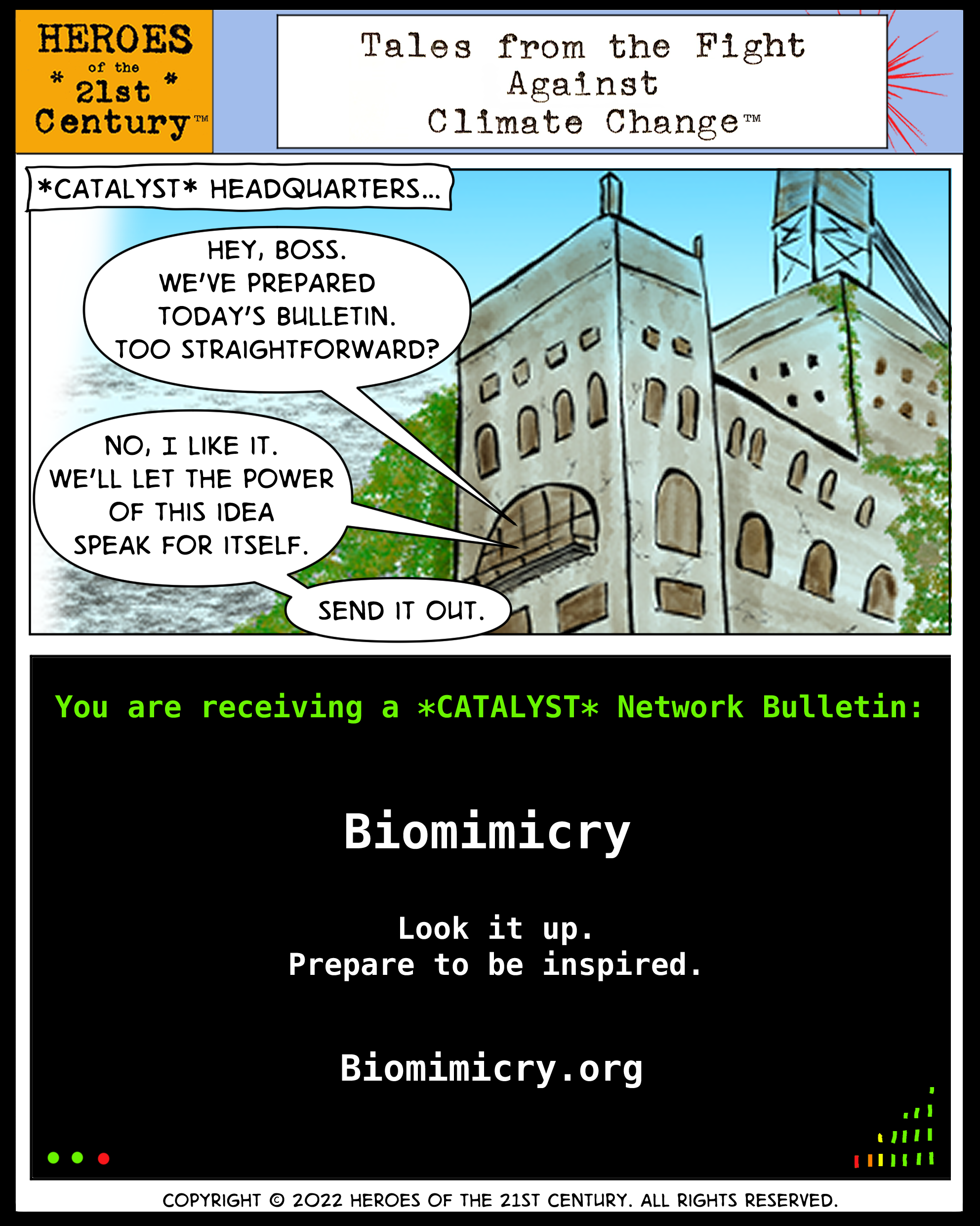 Biomimicry - Look it up!